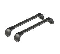Silenzio CX Black, set completo barre portatutto in alluminio - 109 cm + 104 cm