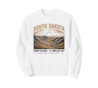 Silenzio e Cielo Senza Tempo del South Dakota Felpa