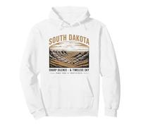Silenzio e Cielo Senza Tempo del South Dakota Felpa con Cappuccio