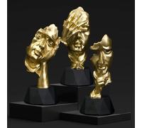 Silenzio è scultura d'oro e molto altro ancora decorazione per camera da letto
