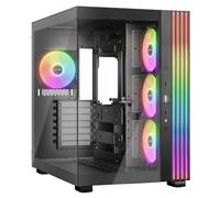 silenzio! LIGHT BASE 600 LX ARGB Midi Tower ATX Doppio Vetro Temperato USB-C Nero