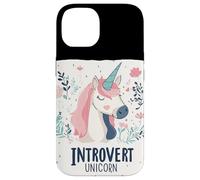 Silenzio magico con questo costume da unicorno introverso Custodia per iPhone 14