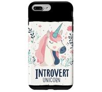 Silenzio magico con questo costume da unicorno introverso Custodia per iPhone 7 Plus/8 Plus
