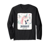 Silenzio magico con questo costume da unicorno introverso Maglia a Manica