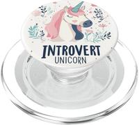 Silenzio magico con questo costume da unicorno introverso PopSockets PopGrip per MagSafe
