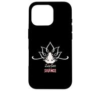Silenzio meditativo: Yoga Lotus Design Custodia per iPhone 16 Pro