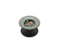 Silenzio notturno Sleeping Fox Cozy Moon Calm Cottagecore PopSockets PopGrip Adesivo