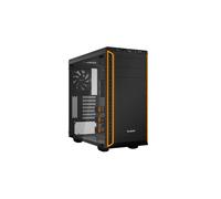 silenzio! Pure Base 600 Window Midi Tower Nero, Arancione - Nouvo