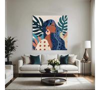 Silenzio Tra le Foglie - Quadro Canvas su Tela Mandrarte - Ritratto Pop Art