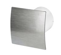 Silenzioso Bagno Estrattore Ventola 100mm Con Argento Pannello Frontale Moderno