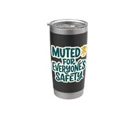Silenzioso per tutti Sicurezza Comunità Tranquillo Rivoluzione prima Bicchiere termico in acciaio inox doppia parete
