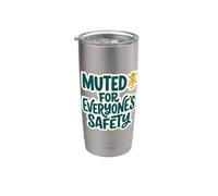 Silenzioso per tutti Sicurezza Comunità Tranquillo Rivoluzione prima Bicchiere termico in acciaio inox doppia parete
