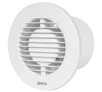 Silenzioso Rotondo Bagno Extractor Fan 100mm/10.2cm con Timer E Sensore Umidità