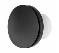 Silenzioso Rotondo Bagno Extractor Fan - 125mm/12.7cm - Con Antracite Front