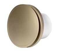 Silenzioso Rotondo Bagno Extractor Fan 150mm/15.2cm con Timer e Oro Front Cover
