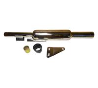Silenzioso Scarico Vuoto Corto In Cromo Per Royal Enfield Classic 350CC 500CC