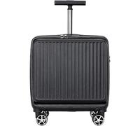 Silenzioso Valigia da viaggio d'affari Valigia rigida Valigia con chiusura a combinazione Design Carry-On Trolley per bagagli da 16/18 pollici per cabina Liscio