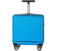 Silenzioso Valigia da viaggio d'affari Valigia rigida Valigia con chiusura a combinazione Design Carry-On Trolley per bagagli da 16/18 pollici per cabina Liscio
