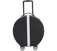 Silenzioso Valigia rigida rotonda con ruote universali girevoli a 360° Trolley da viaggio portatile da 20 pollici per bagaglio a mano per cabina Liscio