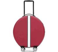 Silenzioso Valigia rigida rotonda con ruote universali girevoli a 360° Trolley da viaggio portatile da 20 pollici per bagaglio a mano per cabina Liscio