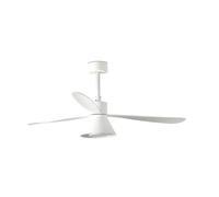 Silenzioso Ventilatore Con LED Lampada Cct Amelia Bianco Dc Ventola Telecomando [EEK: F]
