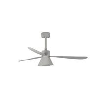 Silenzioso Ventilatore Con LED Lampada Cct Amelia Grigio Dc Ventola Telecomando [EEK: F]