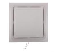 Silenzioso ventilatore di scarico da bagno con luce, 0,9 Sones ventola di ventilazione a basso rumore per rimozione del vapore, supporto a soffitto LED integrato per bagno di casa, adatto per apertura