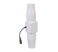 Silenzioso ventilatore rotondo da 58 dB 12 V 18 W con livelli di rumore di 58 dB per scarpe, armadio, bagno, cucina, flussi d'aria fluidi in PVC impermeabile