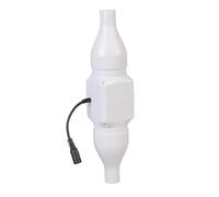 Silenzioso ventilatore rotondo da 58 dB 12 V 18 W con livelli di rumore di 58 dB per scarpe, armadio, bagno, cucina, flussi d'aria fluidi in PVC impermeabile