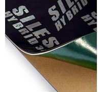 Siless Hybrid 3in1 200 mil 25 sqft Car Sound Deadening mat - Butyl Automotive Sound Deadener - Noise Insulation and Vibration Dampening Material