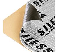 Siless Tappetino Fonoassorbente da 80 mil 36 mq, Materiale Fonoassorbente per Auto, Isolamento Acustico per Auto, Kit di Tappetini per Cofano Bagagliaio