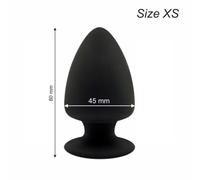 SilexD anal plug stimolatore anale in silicone termoreattivo taglia L M S ed XS