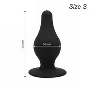 SilexD anal plug stimolatore anale in silicone termoreattivo taglia L M S XS