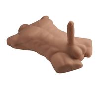 Silexd Apollo - torso maschile realistico (carnagione scura)