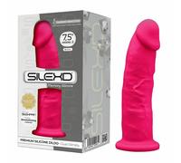 SILEXD - MODELLO 2 PENE REALISTICO PREMIUM SILEXPAN SILICONE FUCSIA 19 CM