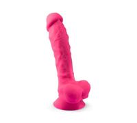 SILEXD - MODELLO 1 PENE REALISTICO PREMIUM SILEXPAN SILICONE FUCSIA 21.5 CM