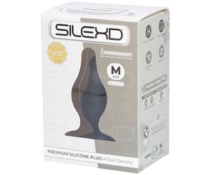 silexd Modello 2 Spina in silicone m nero 1 pz Dilatatore anale