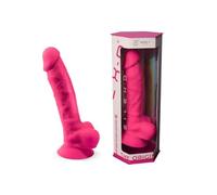 SILEXD - MODELLO 1 PENE REALISTICO PREMIUM SILEXPAN SILICONE FUCSIA 20 CM