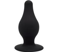 Silexd - Plug Anale con Ventosa Taglia S Nero 7,2 Cm Mod 2