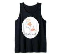 Silhouette Artistica della vitiligine My Skin Is Art Canotta