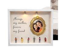 Silhouette Box con Portafoto Vintage Illuminato con Memoria