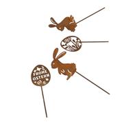 Silhouette Coniglietto Decorazione Esterno Set di 4 Migliora le tue Celebrazioni