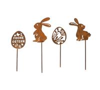 Silhouette Coniglietto Decorazione Esterno Set di 4 Migliora le tue Celebrazioni