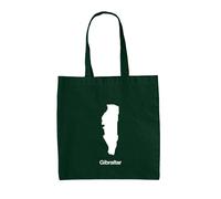 Silhouette Dei Paesi Gibraltar - Borsa In Tela - Stretto Di Spagna