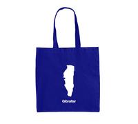 Silhouette Dei Paesi Gibraltar - Borsa In Tela - Stretto Di Spagna