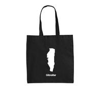 Silhouette Dei Paesi Gibraltar - Borsa In Tela - Stretto Di Spagna