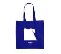 Silhouette Del Paese Egitto - Borsa In Tela - Cairo Africa Viaggio Regalo Nilo