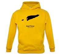 Silhouette Del Paese Timor Est - Felpa Per Bambini - Viaggio A Dili, Timor-Leste