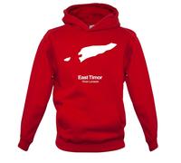 Silhouette Del Paese Timor Est - Felpa Per Bambini - Viaggio A Dili, Timor-Leste