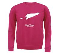 Silhouette Del Paese Timor Est - Felpa Per Bambini - Viaggio A Dili, Timor-Leste